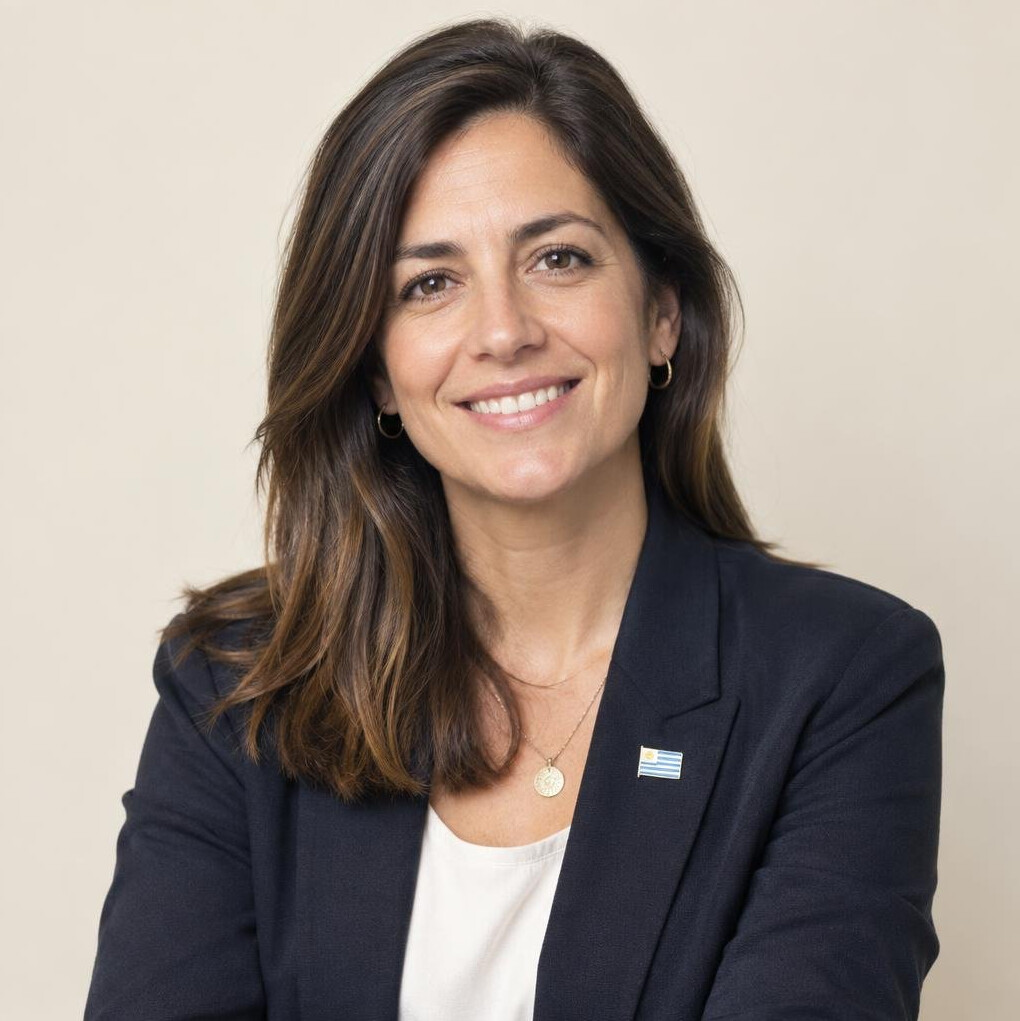 Portrait of a Latina editor smiling